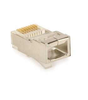 Wtyk modularny RJ-45 ekranowany 8PIN, kat. 5e na drut - opakowanie 100 szt.