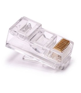 Wtyk modularny RJ-45 8PIN, kat. 5e na drut - opakowanie 100 szt.