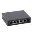 Switch PoE ULTIPOWER 0154afat 4xFE (4xPoE) 1xGE 1xSFP 802.3af/at 65 W