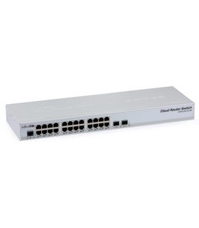 Router Cloud Switch CRS326-24G-2S+RM (800MHz, RAM 512MB, 24x10/100/1000Mb/s, 2xSFP+)