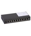 Switch PoE ULTIPOWER PRO0208afat 8xFE (8xPoE) 2xGE 802.3af/at 120 W, PoE Auto Check