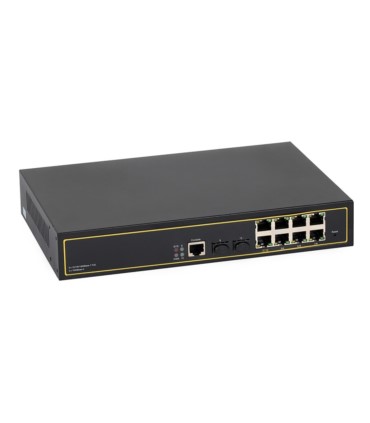 Switch zarządzalny PoE ULTIPOWER 382SFP 8xGE (2x PoE 90W, 6x PoE 802.3af/at) 2xSFP 1000Mb/s 200W