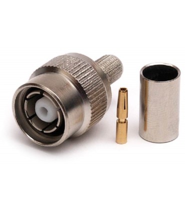 Wtyk TNC R/P zaciskany na przewód H-155