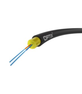 Kabel światłowodowy samonośny OPTIX AirFlow S-QOTKSdD 2x9/125 ITU-T G.657A2 (SPAN 80m)