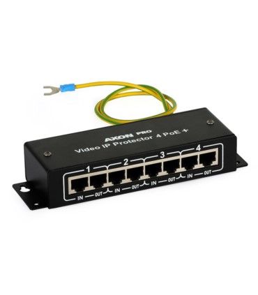 Zabezpieczenie przeciwprzepięciowe Axon Pro Video IP Protector 4 POE+ 4xWE 4xWY