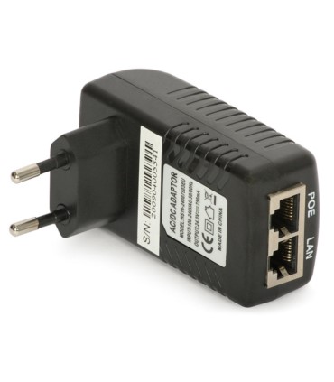 Zasilacz PoE 24VDC/1A dogniazdowy