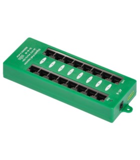 Aktywny adapter PoE 8 portowy Gigabit 802.3AT/AF type A
