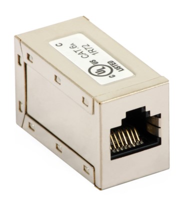 Gniazdo podwójne, łącznik RJ-45 kat.6A (ekranowane)