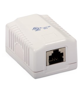 Gniazdo natynkowe kat. 6A STP RJ-45 [8P8C] pojedyncze
