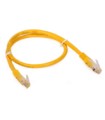 Patchcord UTP 0,5 m kat. 5e żółty