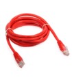 Patchcord UTP 2 m kat. 5e czerwony