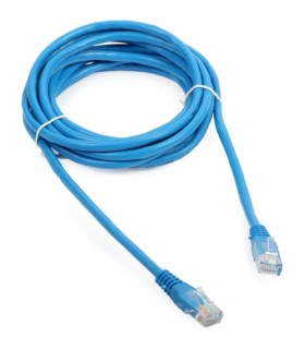 Patchcord UTP 3m kat.5e niebieski
