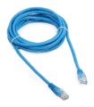 Patchcord UTP 3 m kat. 5e niebieski