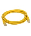 Patchcord UTP 3 m kat. 5e zółty