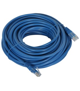 Patchcord UTP 15m kat.5e niebieski