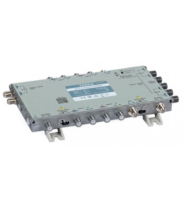 Multiswitch przelotowy SRM-564 Terra z aktywnym torem FM/DAB/DVB-T i wbudowanym AGC - klasa A system Digital SCR/Unicable