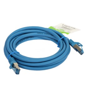 Patchcord S/FTP 3m kat.6A niebieski