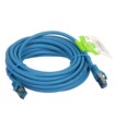 Patchcord S/FTP 5 m kat. 6A niebieski