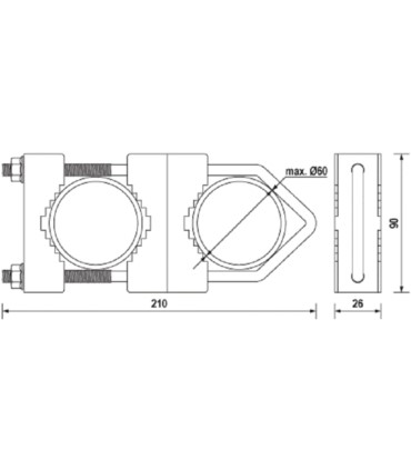Obejma dystansowa OZP-60