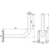 Uchwyt antenowy TV-Sat WG-5 cynkowany 40cm