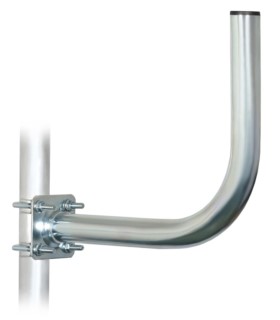 Uchwyt masztowy murowy URL-38Z30 cynkowany