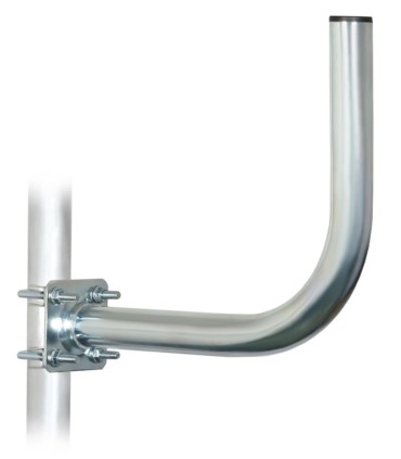 Uchwyt masztowy murowy URL-38Z30 cynkowany