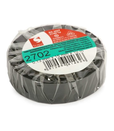 Taśma izolacyjna PVC SCAPA 2702 0,13*15mm/10m czarna
