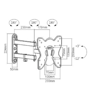 Uchwyt monitora KMA20-223 23"-42" Signal