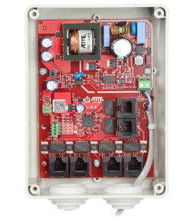 Switch PoE Atte IPB-5-10A-S4 (5xPoE, 1xUpLink, 802.3af/at, PASSIVE, 90W, IP55)