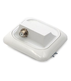Gniazdo GIS-F1-1/P podtynkowe do indywidualnych instalacji satelitarnych