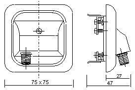 Gniazdo GIS-F1-1/P podtynkowe do indywidualnych instalacji satelitarnych