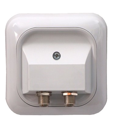 Gniazdo GIS-F1-2/N natynkowe do indywidualnych instalacji satelitarnych