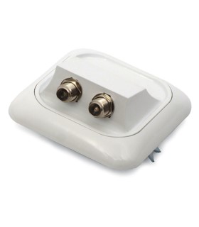 Gniazdo GIS-F1-2/P podtynkowe do indywidualnych instalacji satelitarnych