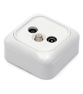 Gniazdo GAR-BG-DK-SAT natynkowe końcowe