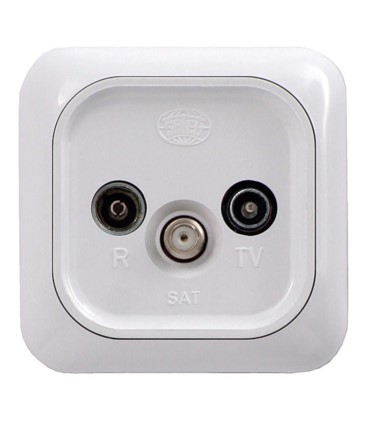 Gniazdo GAR-BG-DK-SAT natynkowe końcowe