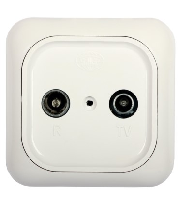 Gniazdo GAP-10-BG-DK podtynkowe przelotowe