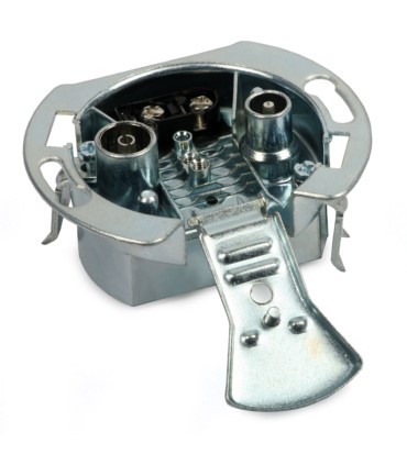 Gniazdo GAP-10-BG-DK podtynkowe przelotowe