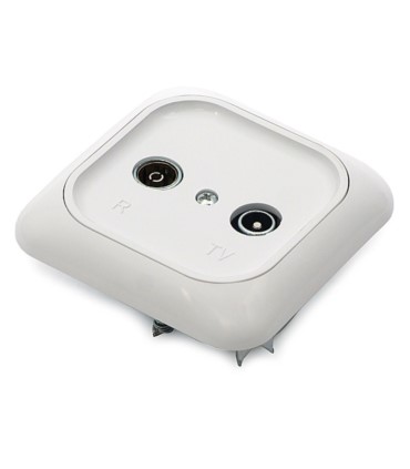 Gniazdo GAP-14-BG-DK podtynkowe przelotowe