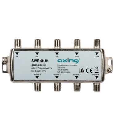 Sumator SWE 40-01 sygnału z konwertera Quad z sygnałem TV naziemnej