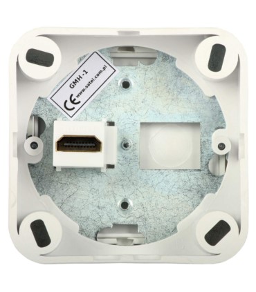 Gniazdo GMH-1NT HDMI pojedyncze, natynkowe