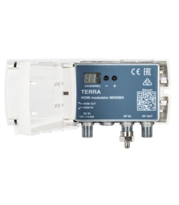 Cyfrowy modulator MHD004P HDMI-1xQAM (DVB-C) Terra z dodatkowym wyjściem HDMI - obsługa HDCP