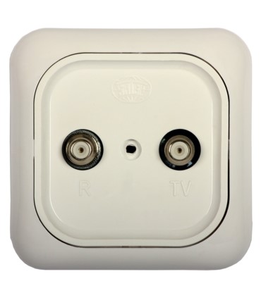 Gniazdo GAR-2F-BG-DK podtynkowe nieprzelotowe