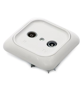 Gniazdo GAR-TVP8/RS5 podtynkowe nieprzelotowe