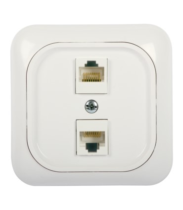 Gniazdo GMK-M8-2 komputerowe podw&oacute;jne