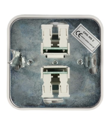 Gniazdo GMK-M8-2 komputerowe podw&oacute;jne