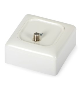 Gniazdo GIS-F1-1M natynkowe do indywidualnych instalacji telewizyjnych