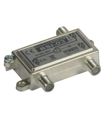 Rozgałęźnik RSI-03 TV/FM 1/2 z jednym przejściem DC AMS