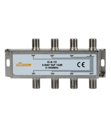 Odgałęźnik TV 6-krotny O-6-12 dB (5-1000MHz)