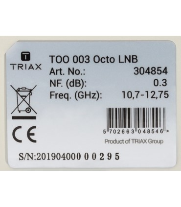 Konwerter satelitarny OCTO TRIAX TOO 001 LNB
