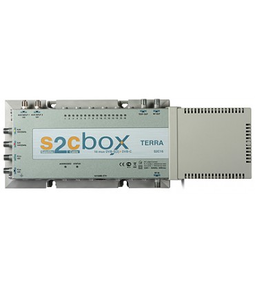 Kompaktowa stacja czołowa DVB-S/S2 - DVB-C (QAM) S2C16 FTA